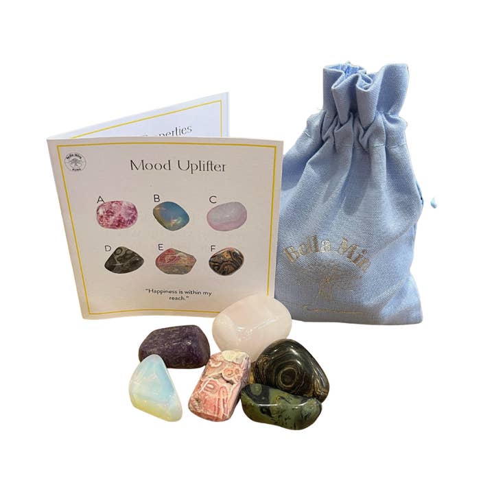 Mood Uplifter Crystals Healing Pack for wholesale by BellaMira Home
