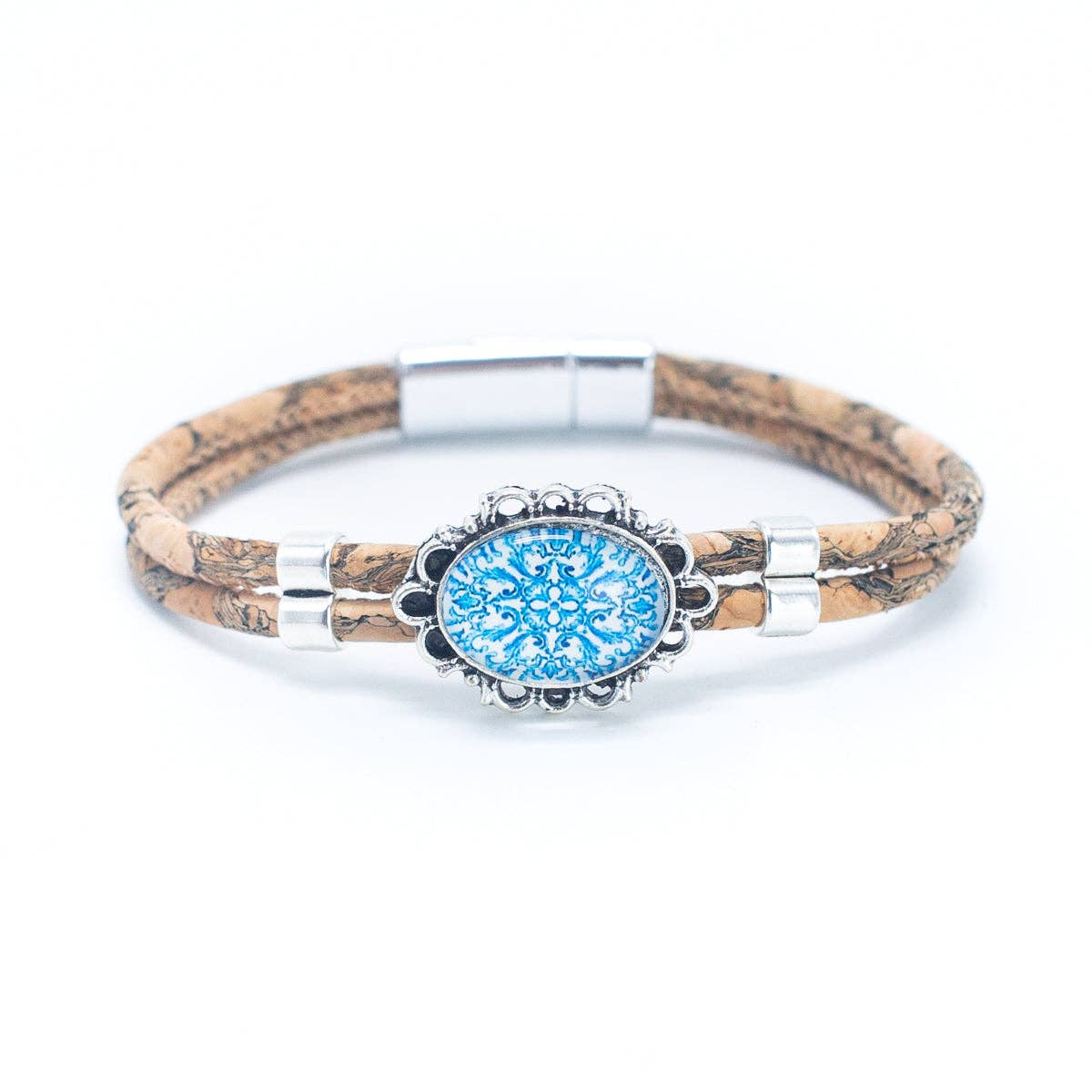 Meninas Bonitas Cork - Wholesale Charm/Dangle Bracelet - Natural Cork Handmade Bracelet BR-507-5