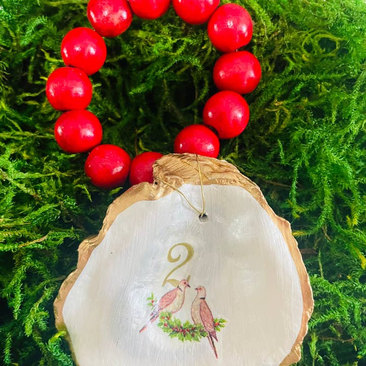 Shells by Shea - Wholesale Napkin Ring - 12 Days of Christmas Napkin Ring Set, Beaded Napkin Rings,