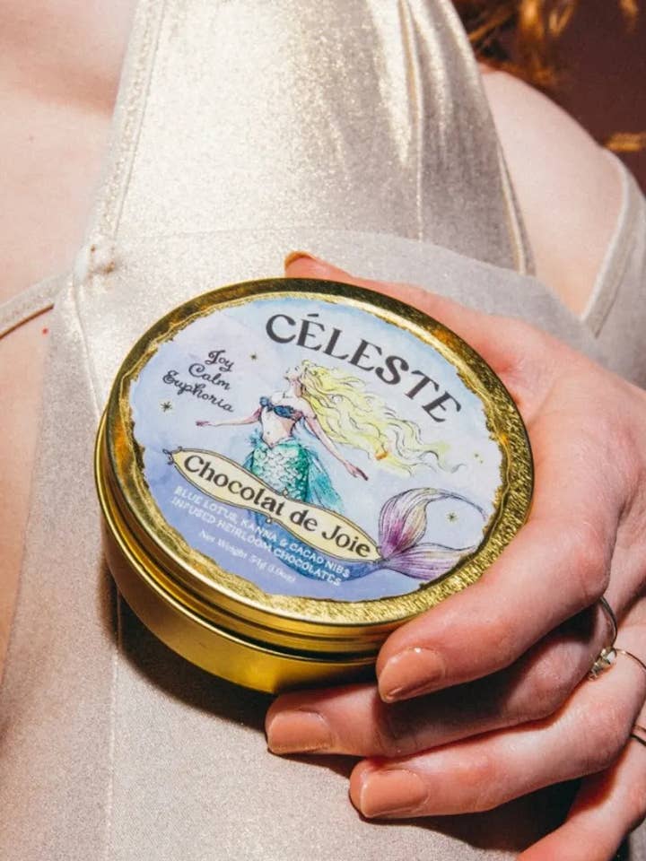 Chocolat de Joie, Joy Inducing Chocolate for wholesale by Céleste Wellness