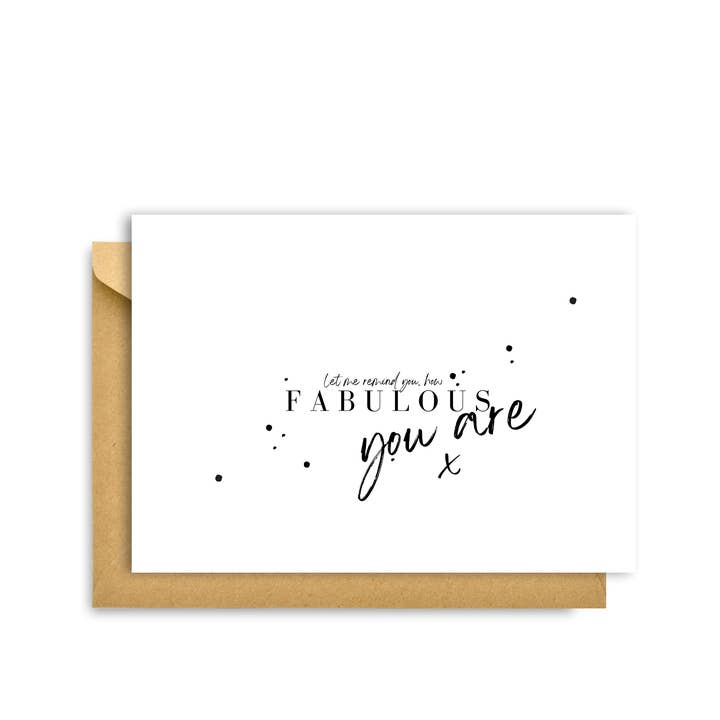 DU ÄR FANTASTISK KORT för wholesale av My Hygge Shop