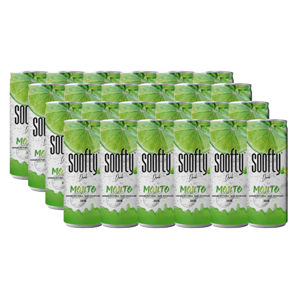 123bonbon - Vente Sodas/boissons gazeuses - SOOFTY MOJITO SLIM 33CL 3