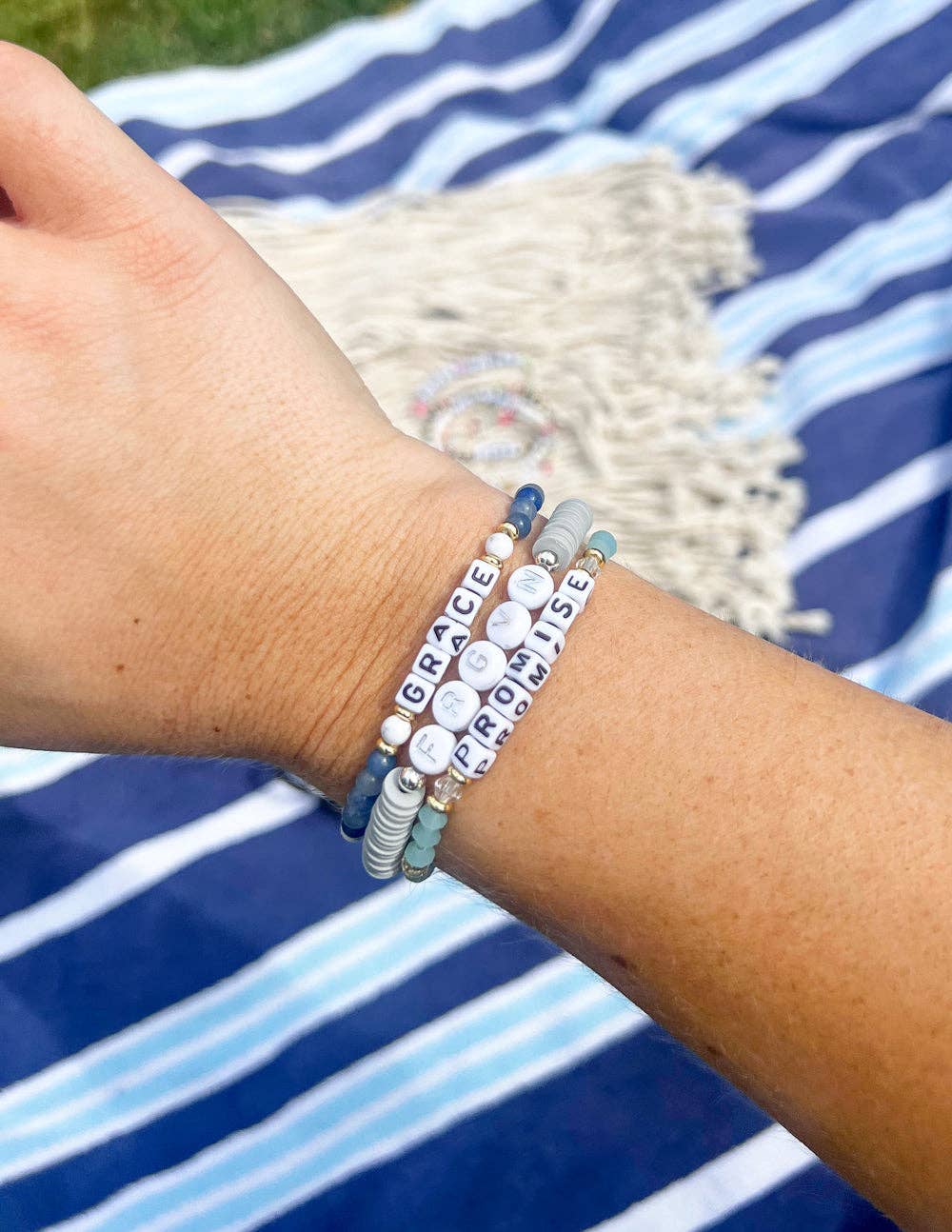 Elevated Faith – wholesale Beaded bracelet – Promise Letter Bracelet3