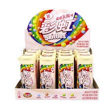 Skittles Yogurt Tubes (360g) China - 12ct for wholesale by Pops Distro Inc