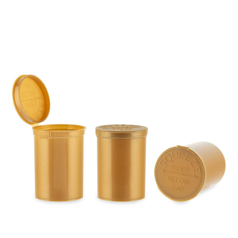 Cannatron - Wholesale Humidor/Cigar Accessory - 30 Dram Loud Lock Child Resistant Pop Top Vials - 160ct9