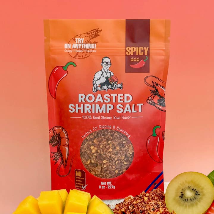 Sel de Crevettes Rôti PREMIUM - ÉPICÉ pour la vente par Grandpa Kong