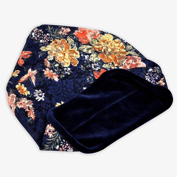 VividLux - Wholesale Beanie – Women's - Lace-paneled Floral All seasons Hood6