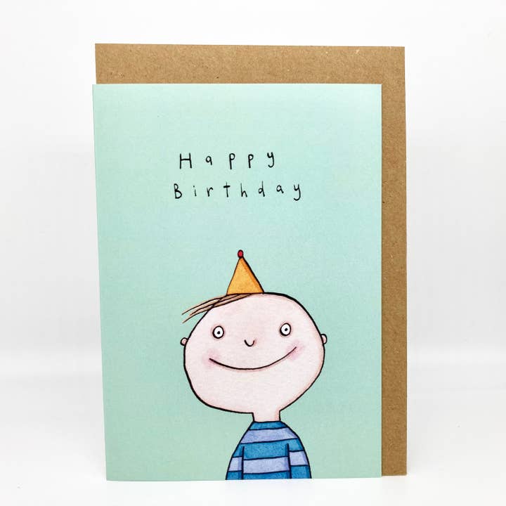 Alles Gute zum Geburtstag Junge Orange Hut für den Großhandel von Holly Swain