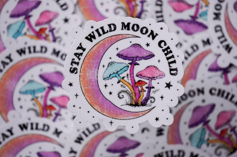 Stickerlishious – Adesivo por atacado – AUTOCOLANTE DE CRIANÇA LUA SELVAGEM1