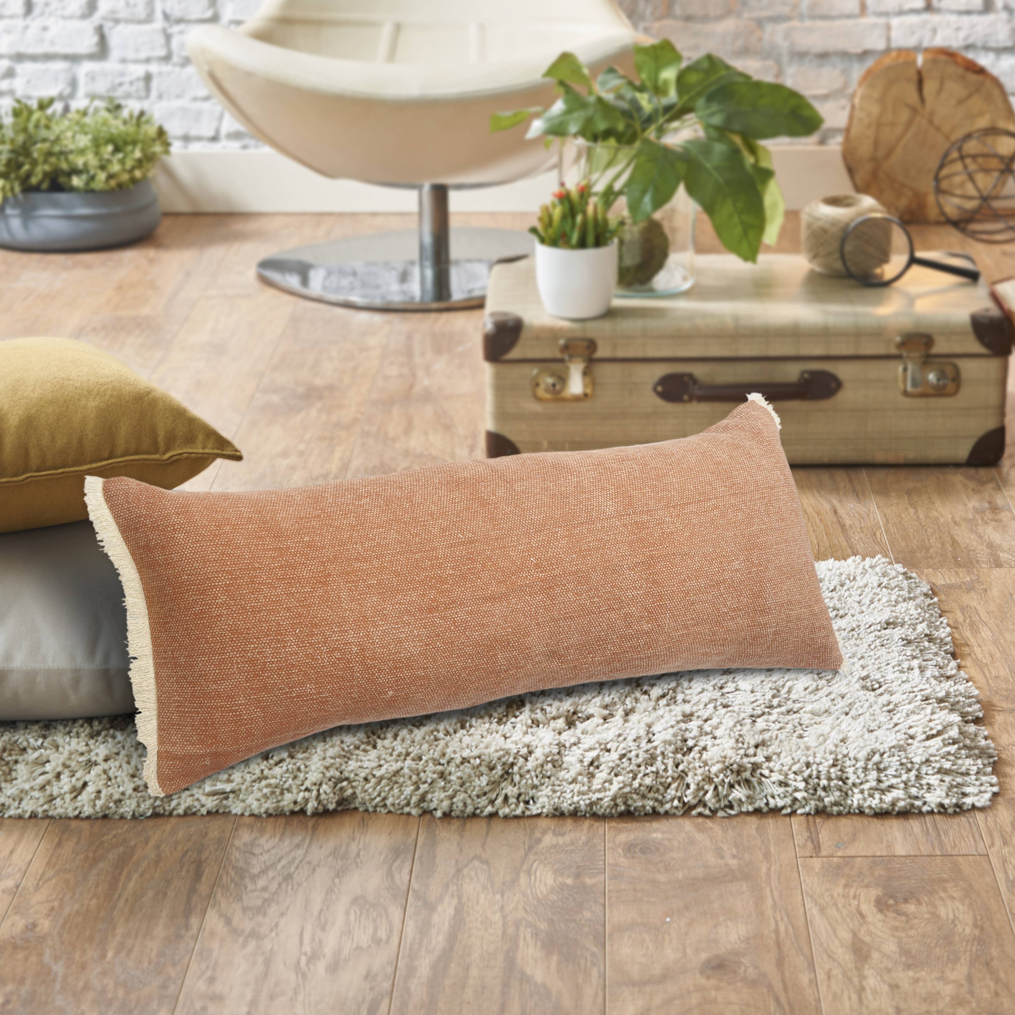 LR Home - Vente Coussin décoratif - Coussin à franges Aspen12