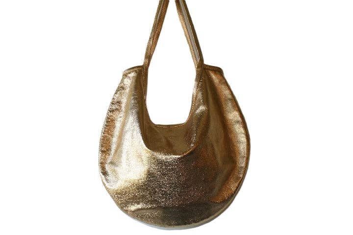 Makers & Providers - Wholesale Shoulder bag – women's - Saddle bag - metallic gold