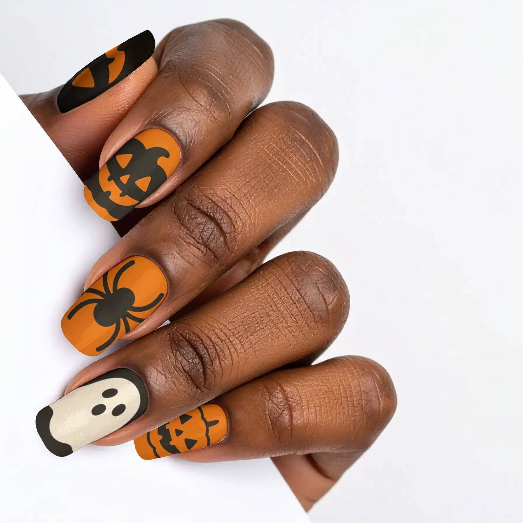 FYNE BODY - Wholesale Press-on/fake nails - Pumpkin Patch Glam Halloween Press-On Nails94