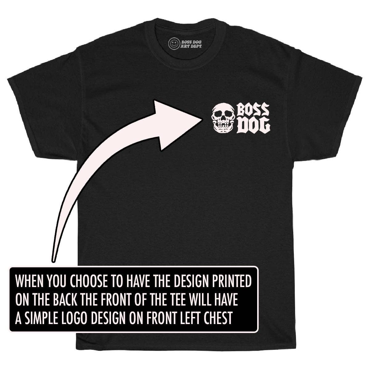 Boss Dog - Wholesale Screen Printed T-Shirt - Unisex - Da Bears Tee1
