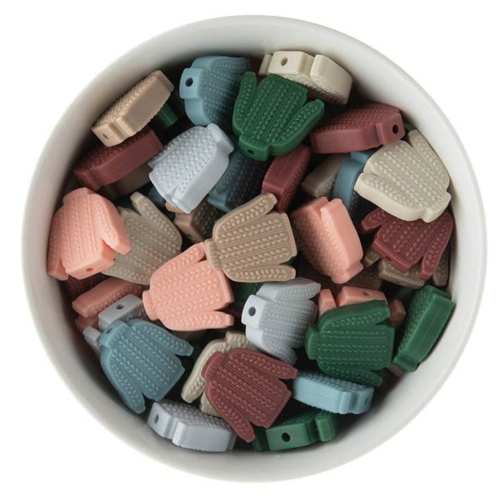Sweater Silicone Focal Beads for wholesale by Cara & Co Silicone Craft Supply