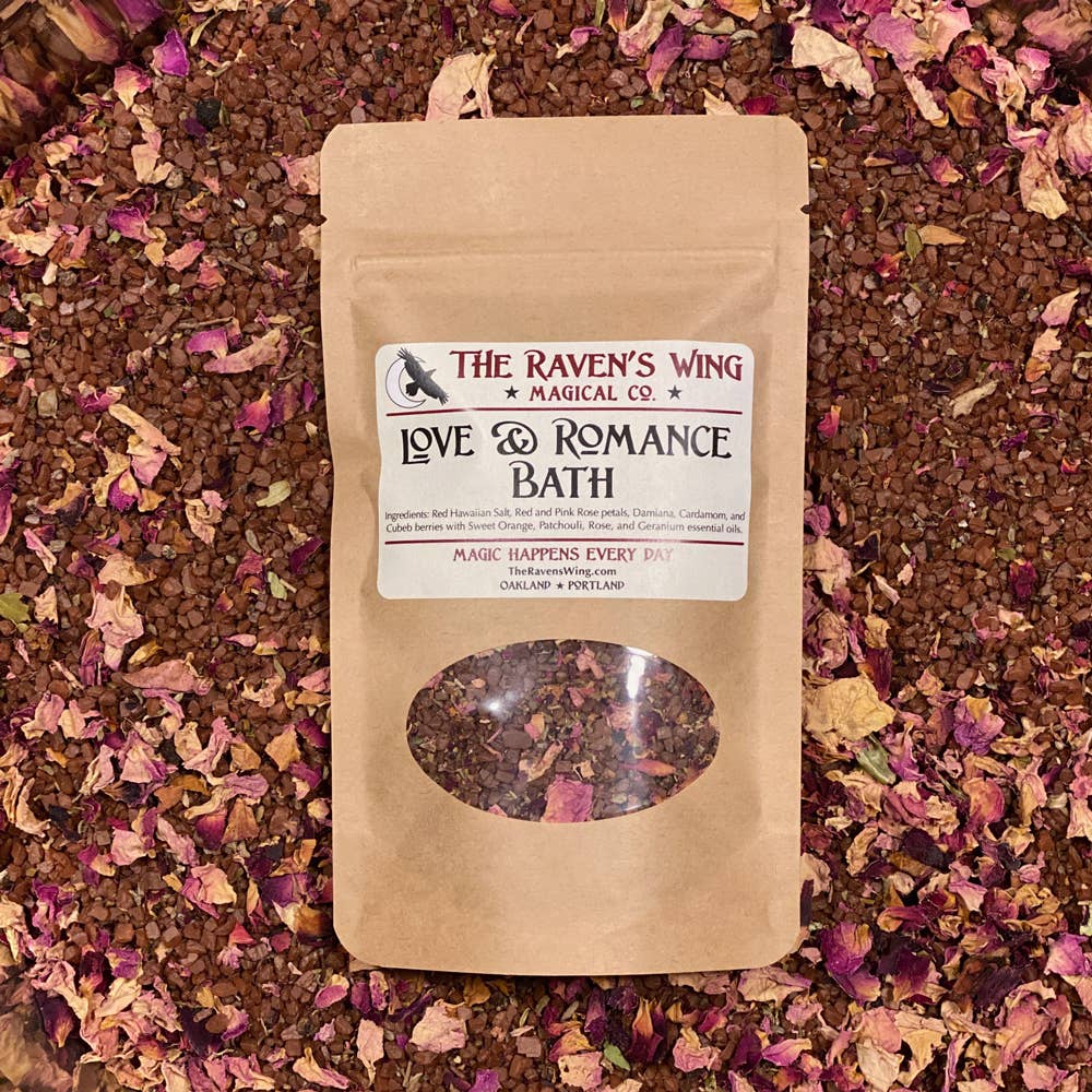 The Raven's Wing Magical Co-op - Wholesale Bath Salts - Love & Romance Bath (1.5oz mini)1