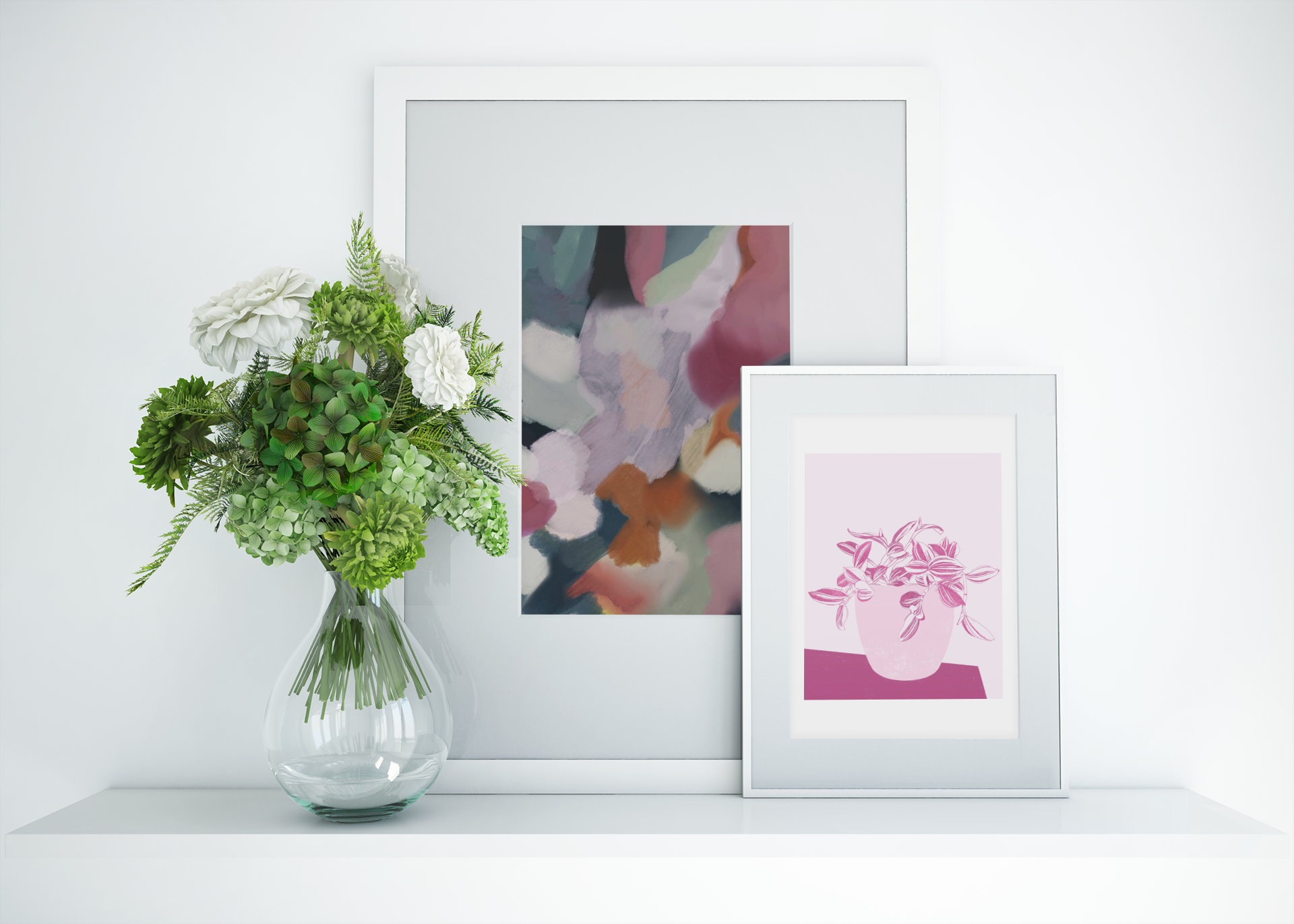 WavelyWade - Wholesale Kunstprint - Tradescantia Nanouk Illustratie Afdrukken6