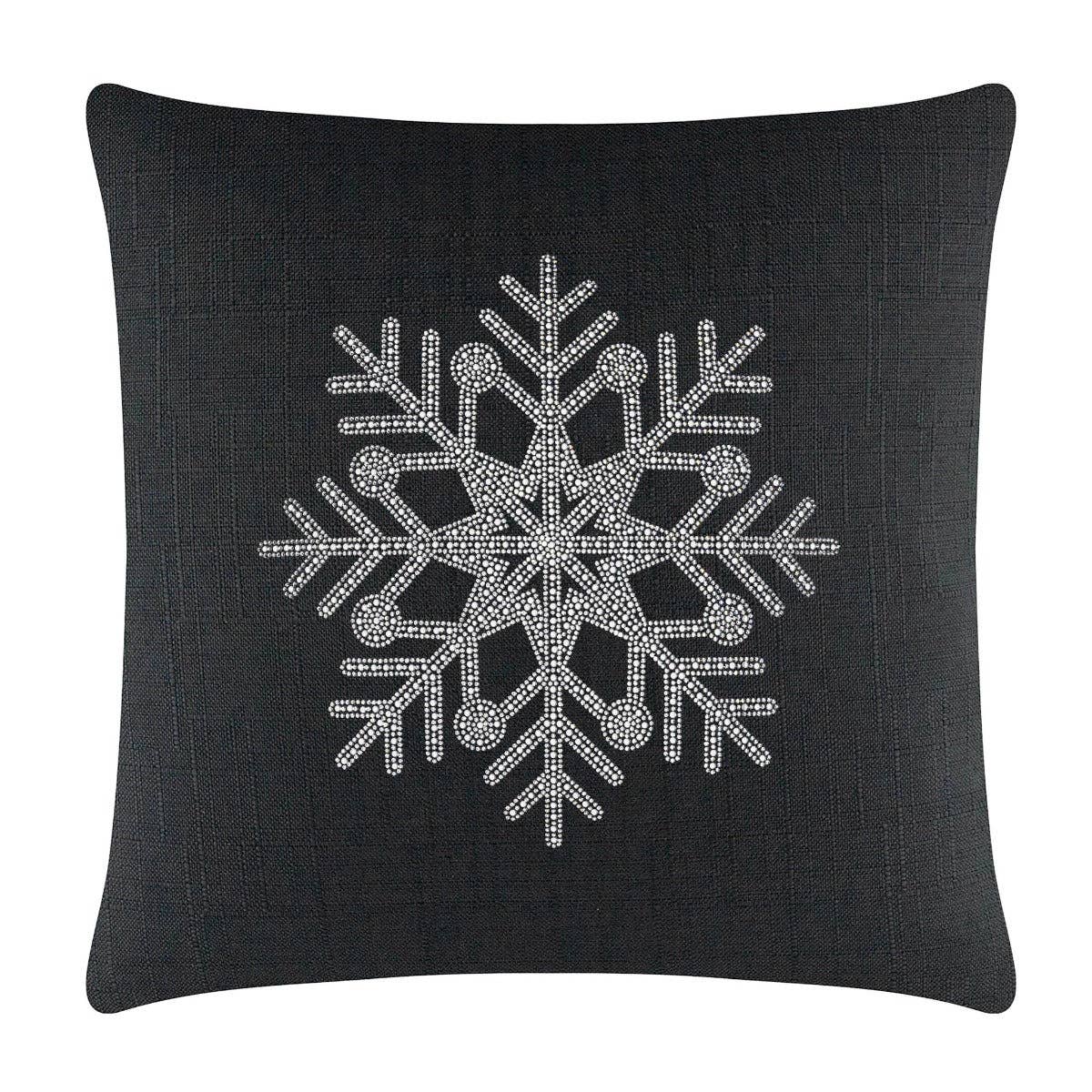 Sparkles Home - Wholesale Throw/Decorative Pillow - Rhinestone Snowflake Pillow43