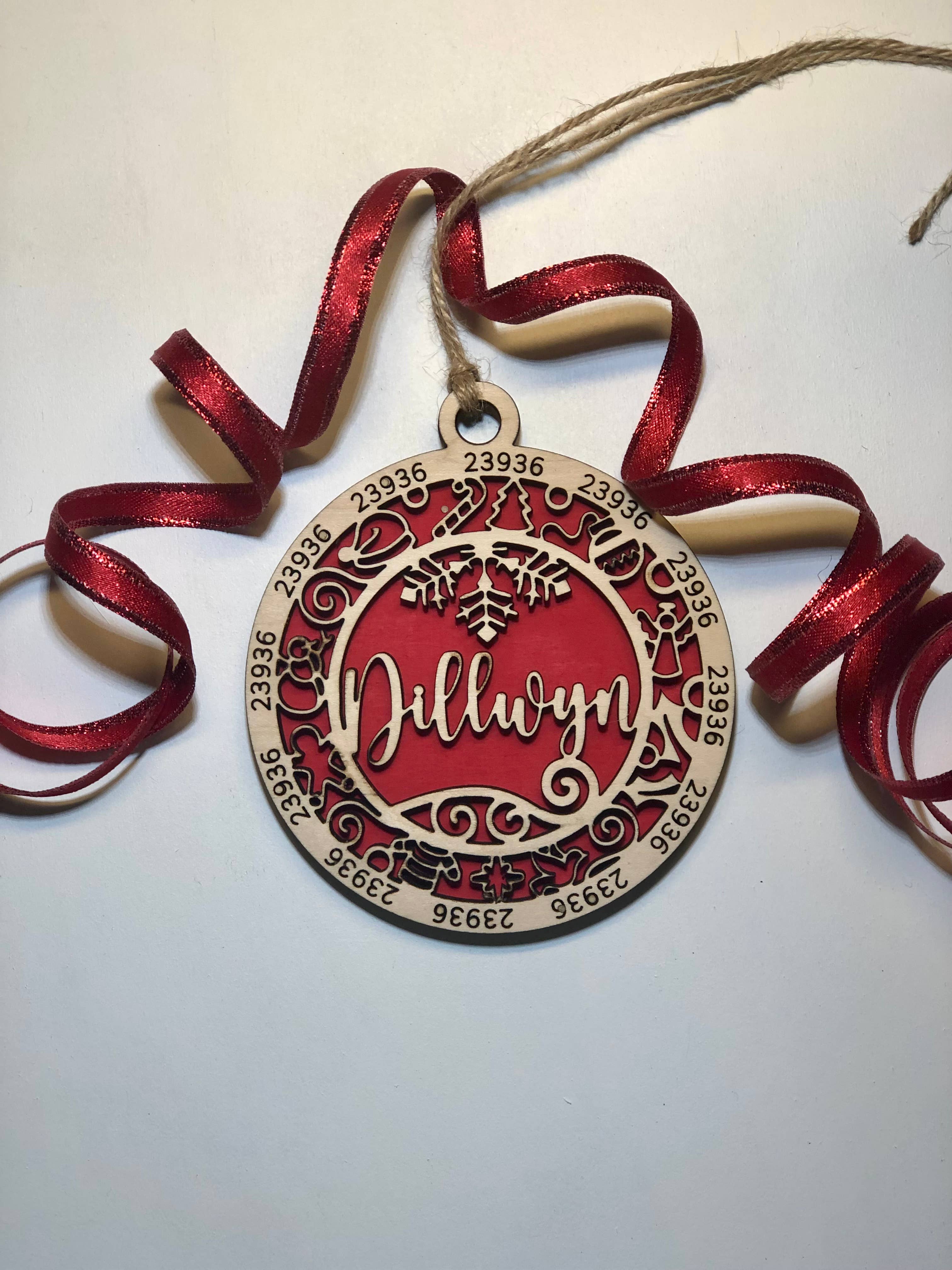 Rag Crazy Creates - Wholesale Ornament - Custom Hometown Zip Code Ornaments7