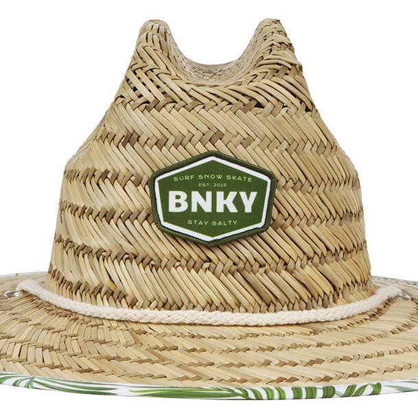Kids Straw Sun Hat Barney Patrol (Moss) for wholesale by BinkyBro