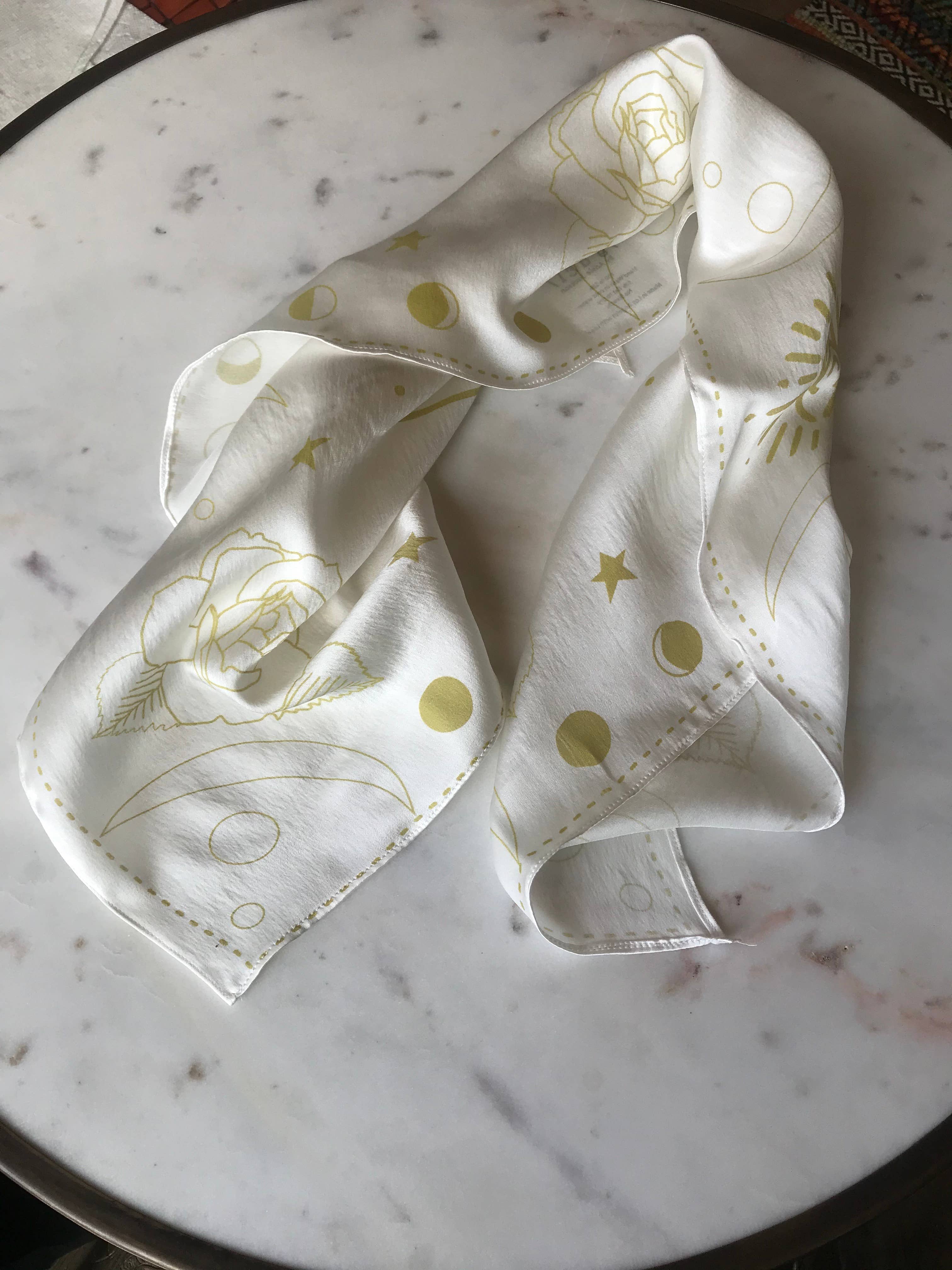 Adele by Adele Jackson - Wholesale Scarf - Women's - White Moth Scarf1