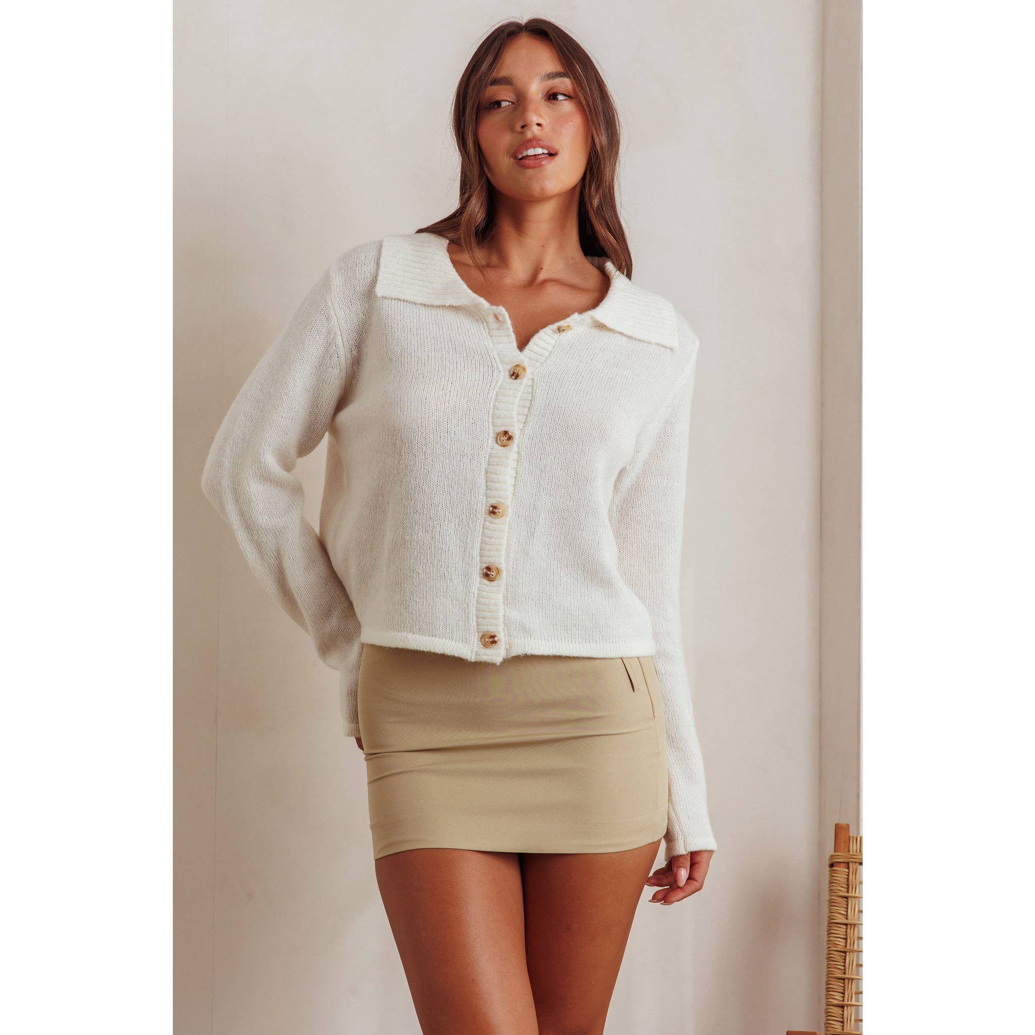 LAIT CARDIGAN À BOUTONS / SR1526H en vente sur Faire0