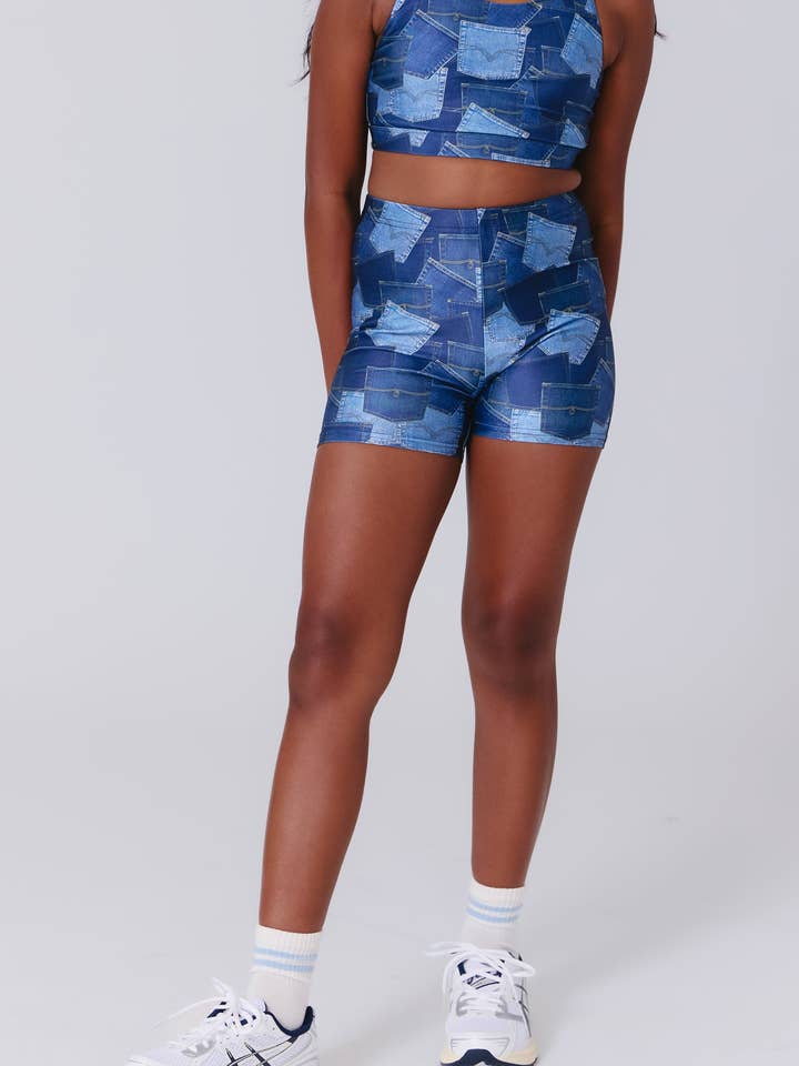 Shorts Vaqueros de Chicas con Bolsillos para venta al por mayor de Terez