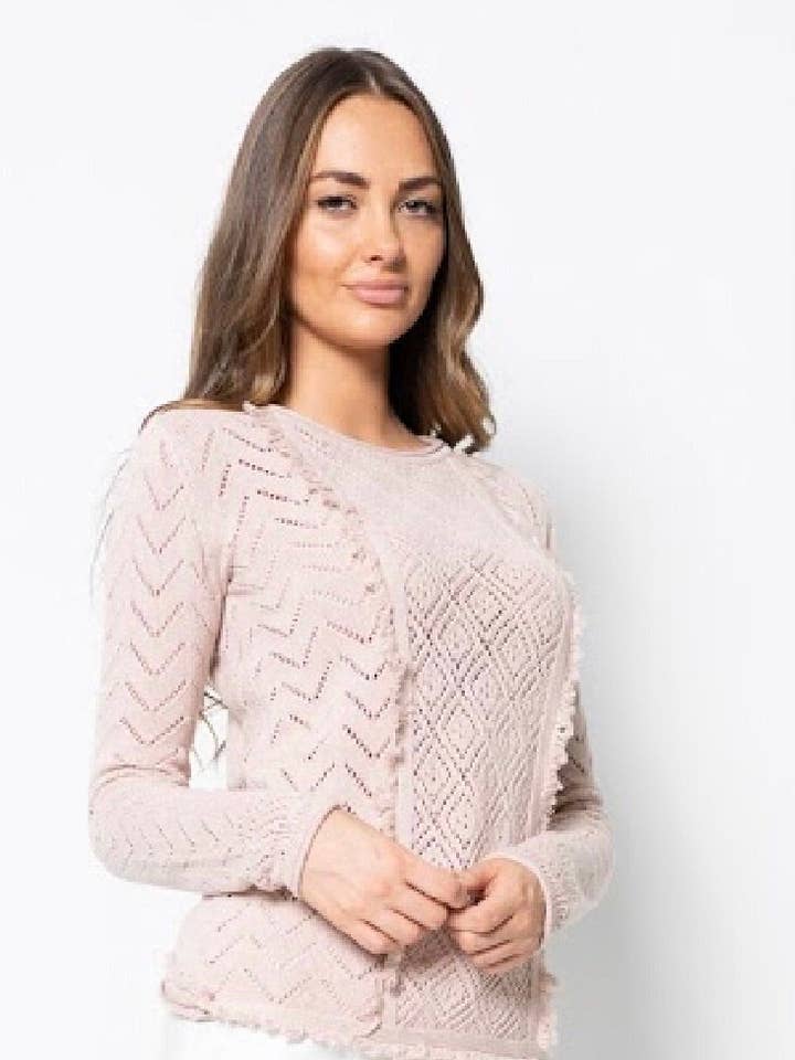 Brie Cotton Sweater for wholesale by ISLEFIELD