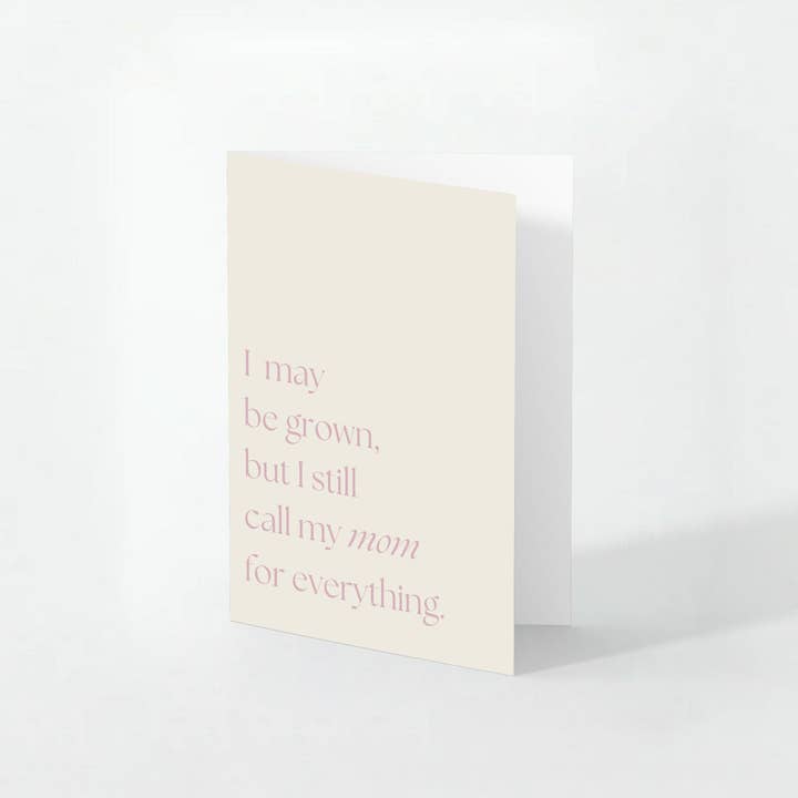 in Perennial – Großhandel Muttertagskarten – Ruf meine Mama für alles an - Muttertagskarte3