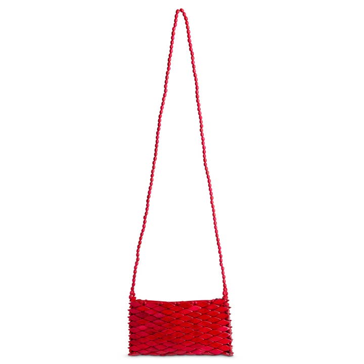 SHANPAULO LLC - Vendita all'ingrosso Borsa a tracolla - Donna - Borsa a tracolla Santorini - Rosso