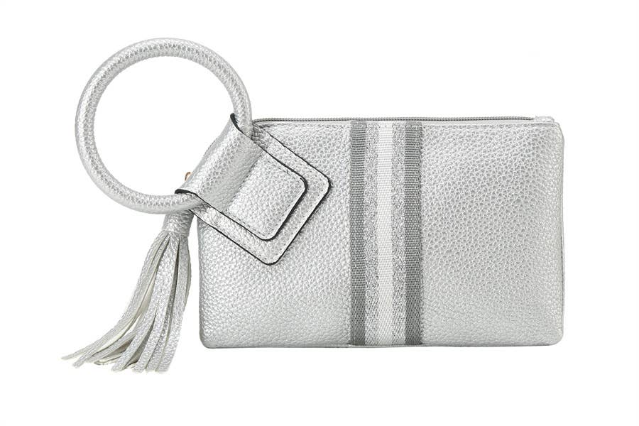 Nima Accessories Inc - Wholesale Wristlet - Ladies Faux Leather Wristlet Wallet With Solid Ring Handle1