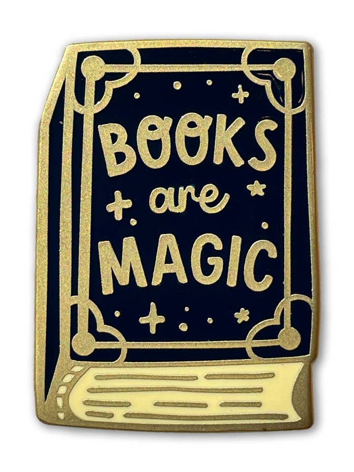 Books Are Magic Enamel Pin for wholesale by Incognito