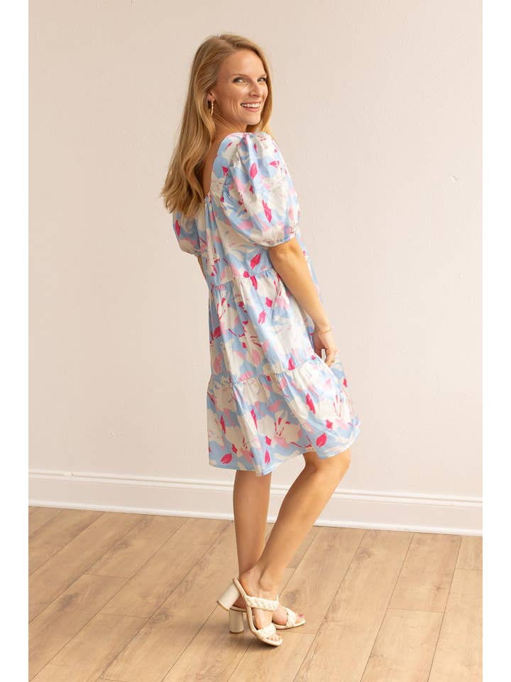 Light Blue Cerulean Blossom Dream Dress for wholesale on Faire