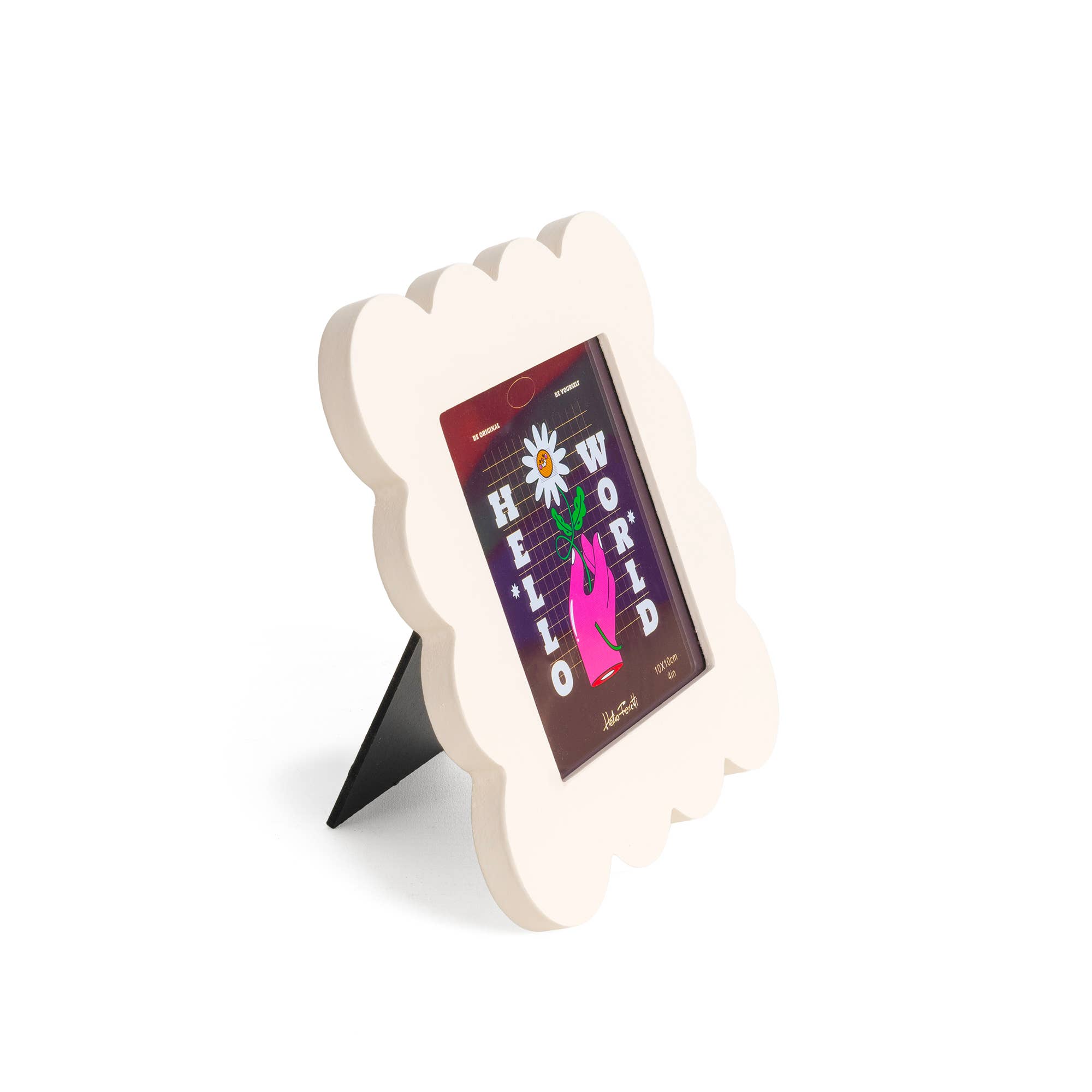 Helio Ferretti Co - Wholesale Picture Frame - BEIGE PETAL PHOTO FRAME (M) HF2