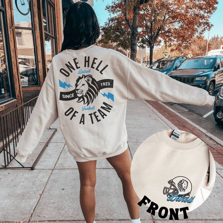 Detroit Football Team Sweatshirt for wholesale by Hello Team Spirit