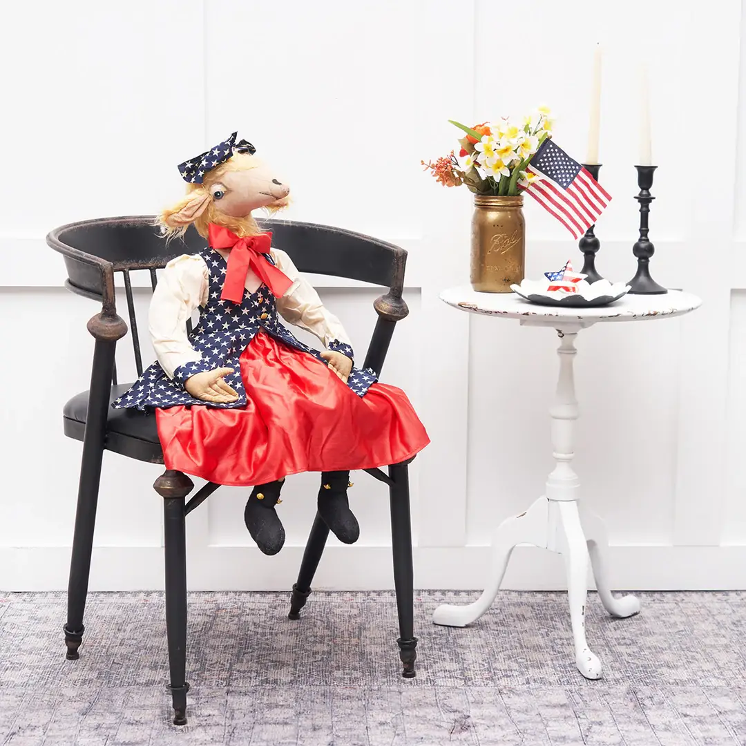 C&F Home - Wholesale Decorative Tabletop Object - SALE Gussie Sheep Gathered Traditions Art Doll1