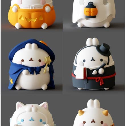 K-Wonderland - Wholesale Figurine Toy - Kids - Special Edition - Molang Halloween Random Figures vol.29