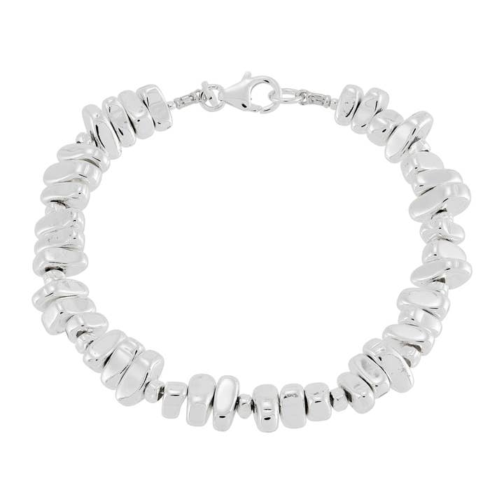 Grey Silpada 'Collected Beauty' Silver Hematite Bracelet. 7.5" for wholesale on Faire4