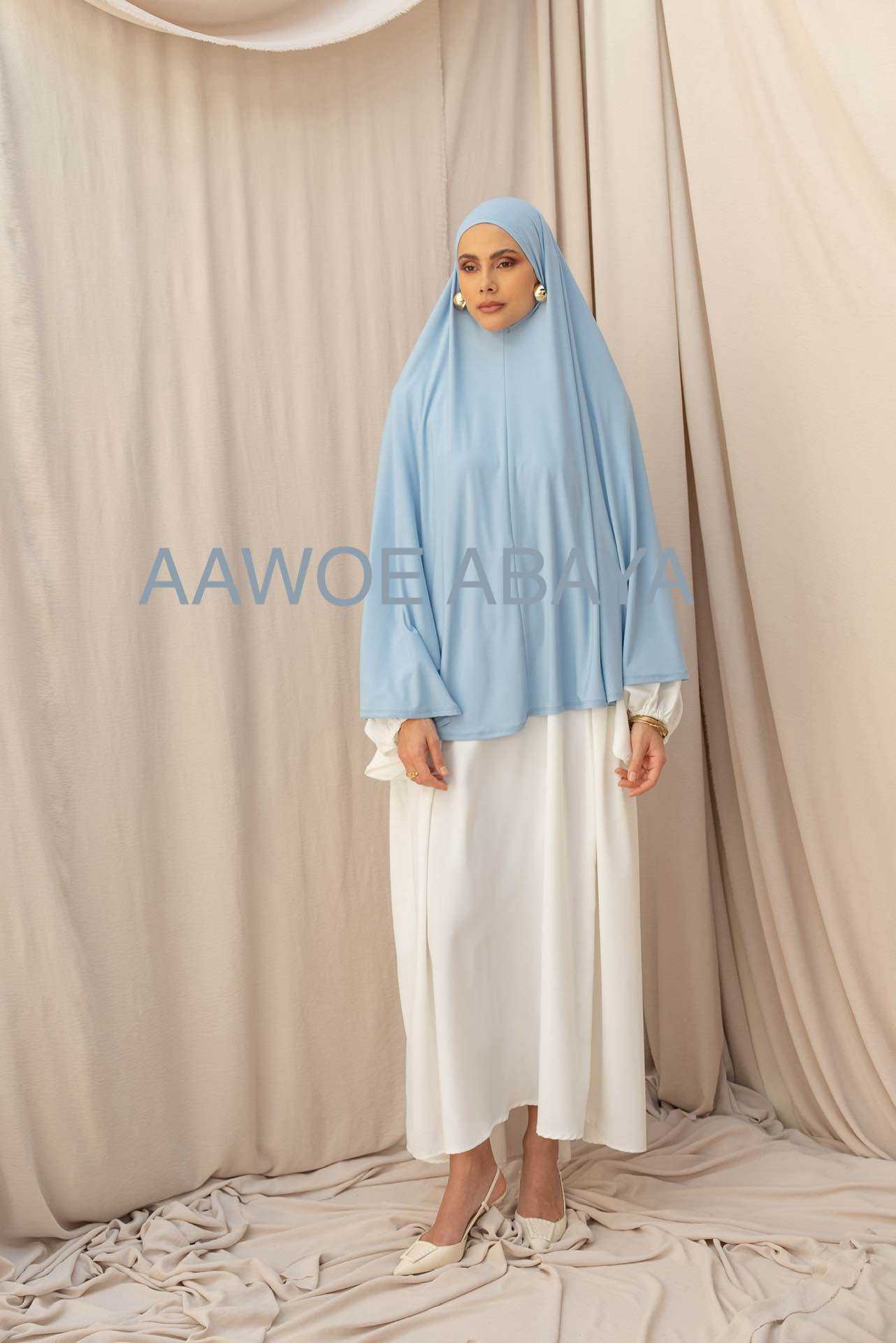 Aawoe Abaya - Wholesale Hijab - Dames - Elegante khimar met lange mouwen - 2418-KH4
