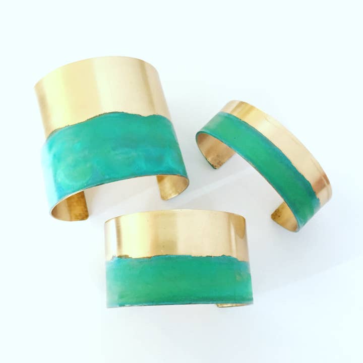 ssd jewelry - Vente Bracelet manchette - Manchette de patine à marée montante0