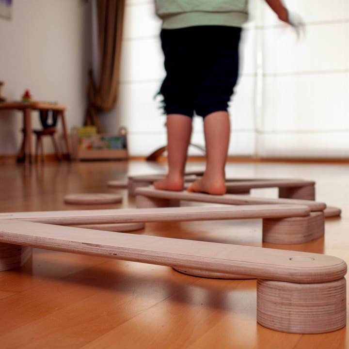 kidodido - Wholesale Wood Toy - Kids - Toddler Balance Beam Set, Montessori Baby Toys