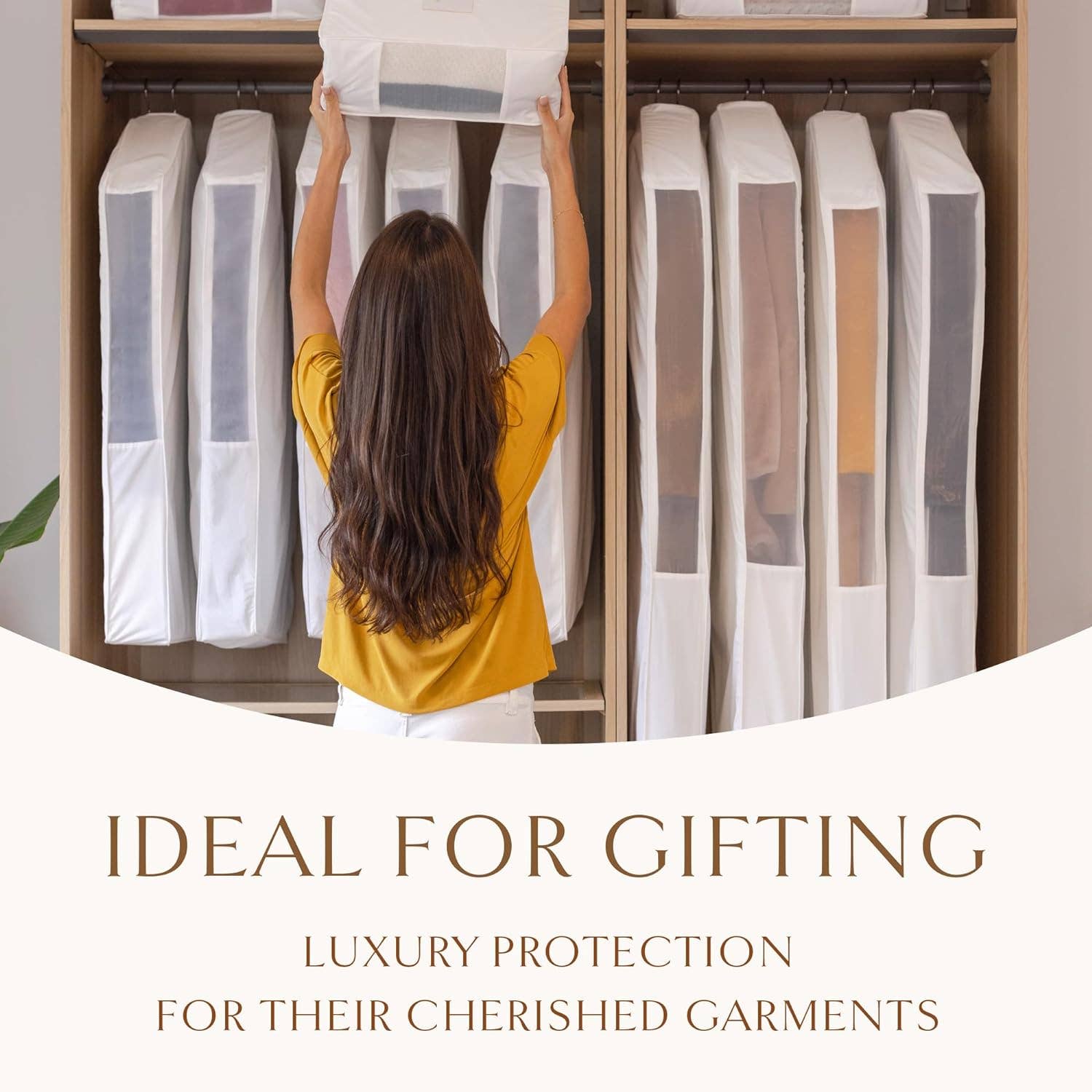 Hayden Hill London – wholesale Garment bag – unisex – Luxury Organic Cotton Garment Storage Bag - Long 58 Inch4