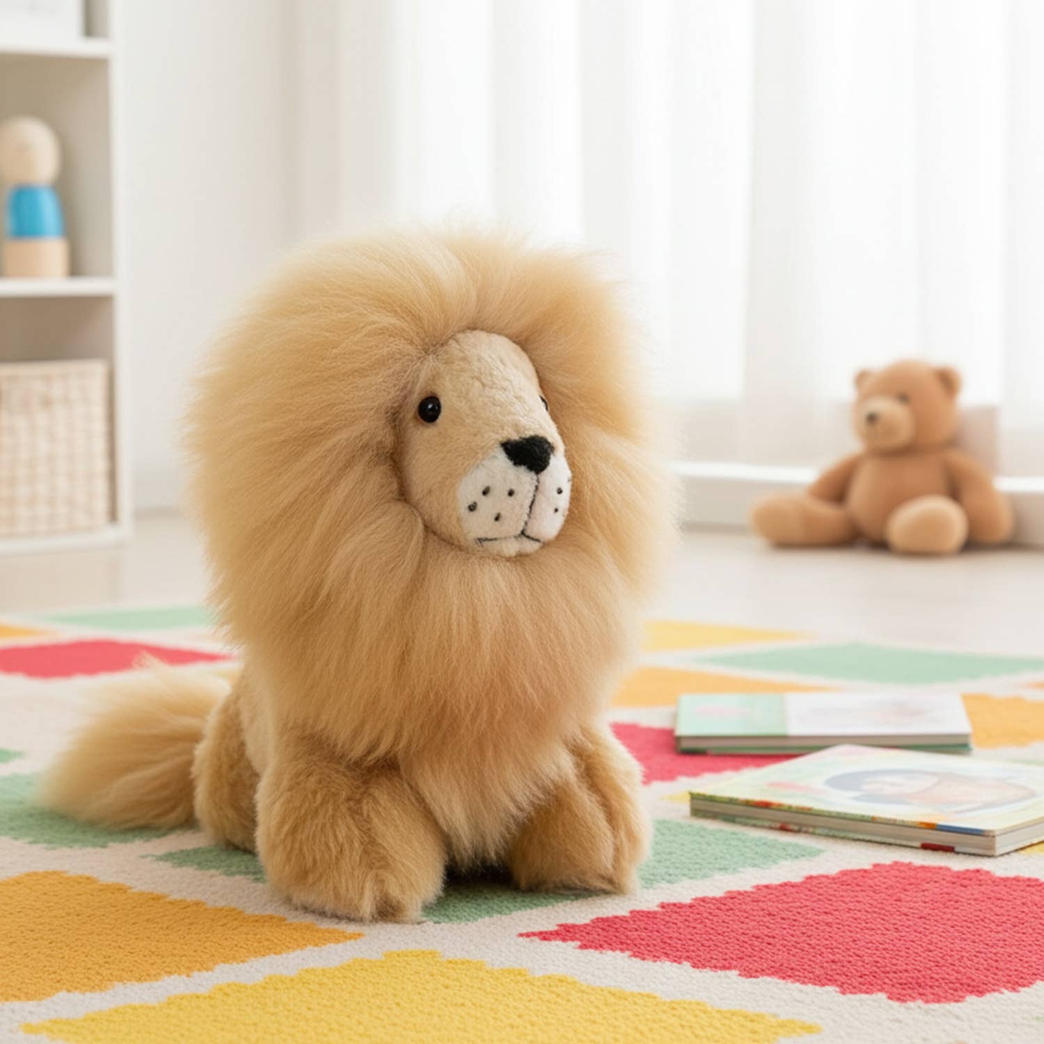 Shupaca Alpaca - Wholesale Stuffed/Plush Toy - Kids & Baby - Alpaca Stuffed Animal - Small Lion 9"1