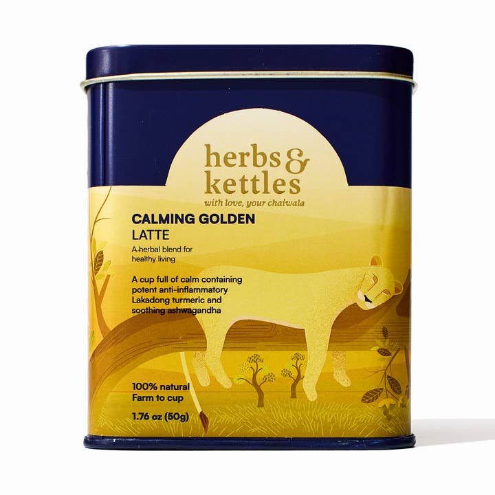 Calming Golden Latte for wholesale by Herbs & Kettles