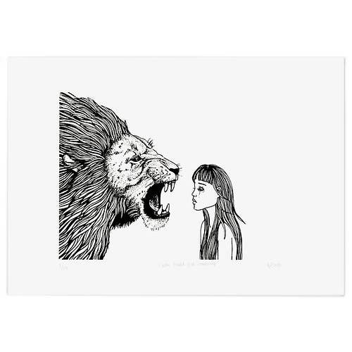 Limited Edition screen print I wish I could feel something for wholesale by amesea