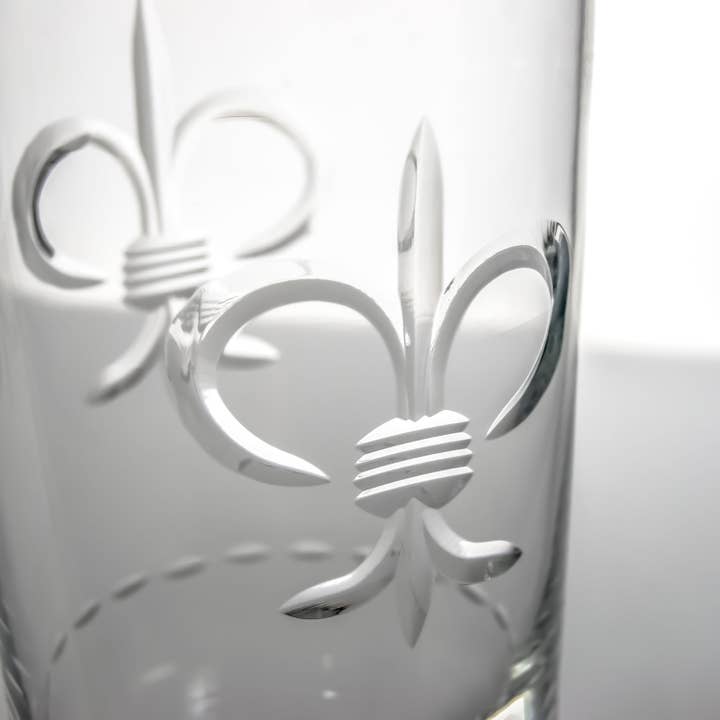 Rolf Glass - Wholesale Cocktail/Liquor Glass - Fleur De Lis Cooler Glass 15oz2