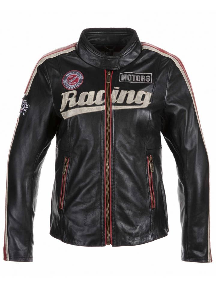 Blouson de moto en cuir de vachette CALIFORNIA pour la vente par Guns
