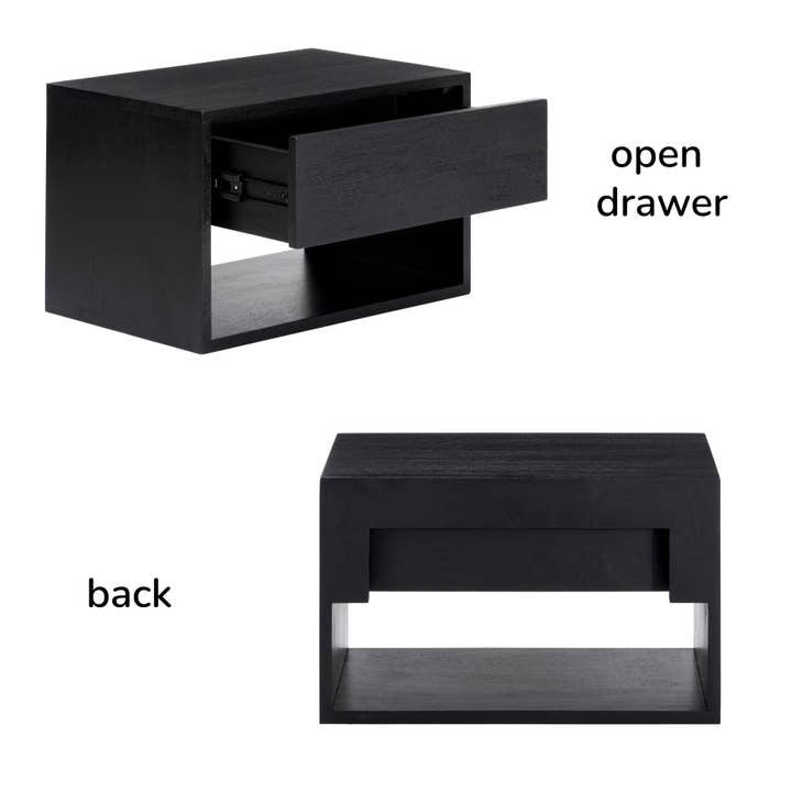 MH London - Wholesale Bedroom Furniture - Idris Solid Wood Bed Side Table & Nightstand6