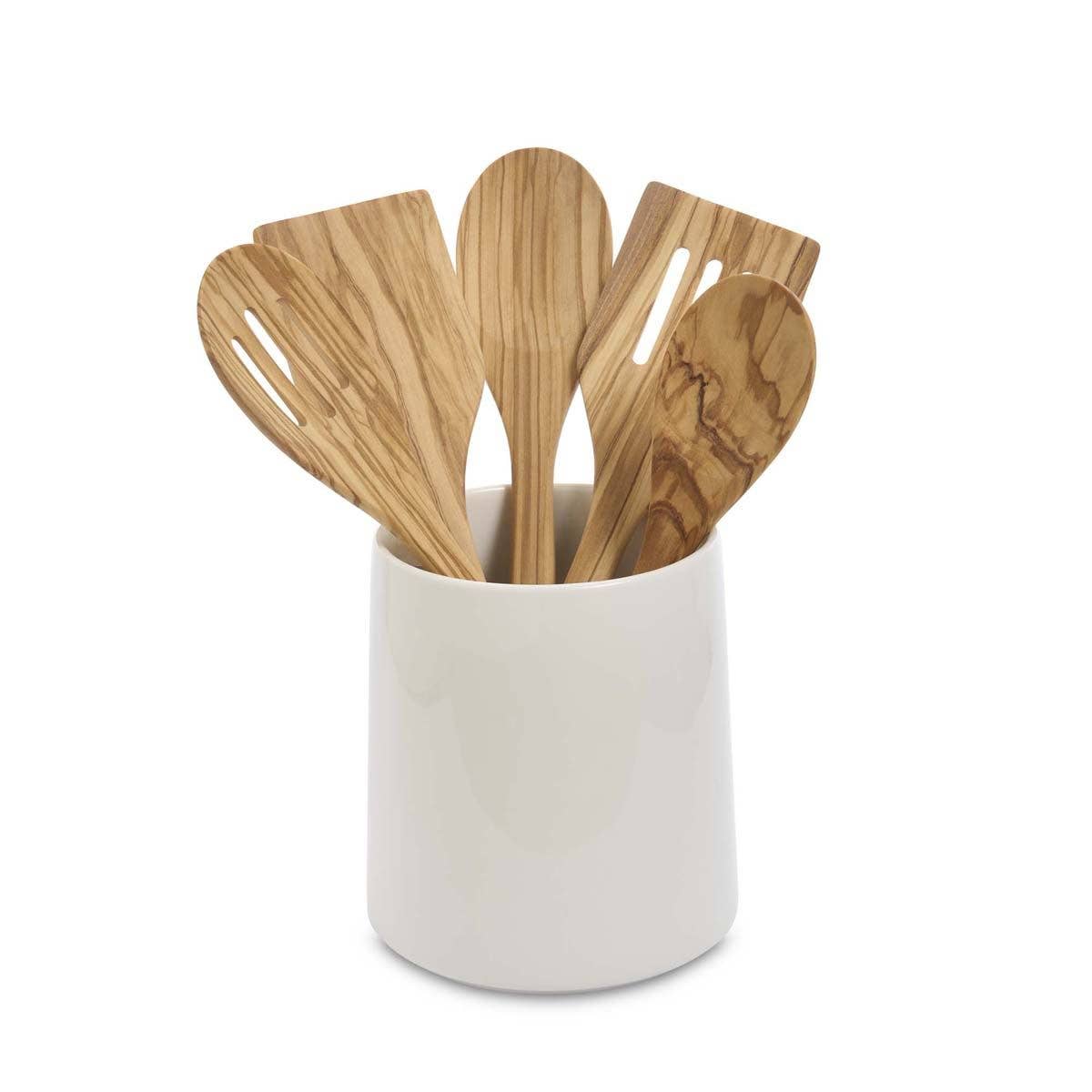 HIC - Harold Import Co. - Wholesale Kitchen Tool/Gadget - Fantes Round Ravioli Stamp, 2in Round Ravioli Stamp, 2in Italian Olivewood Turner, 12 inch2