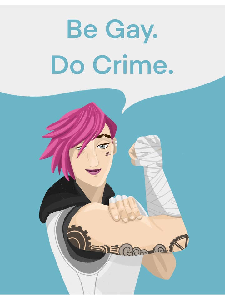 Seja Gay Cometa Crime Impressão por atacado de Lily Wenndt Illustration