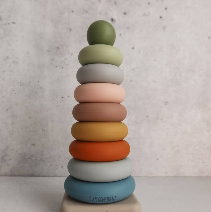 Lytl Store - Wholesale Building Set - Kids - Montessori Silicone Ring Stacker | Toddler Sensory Toy0